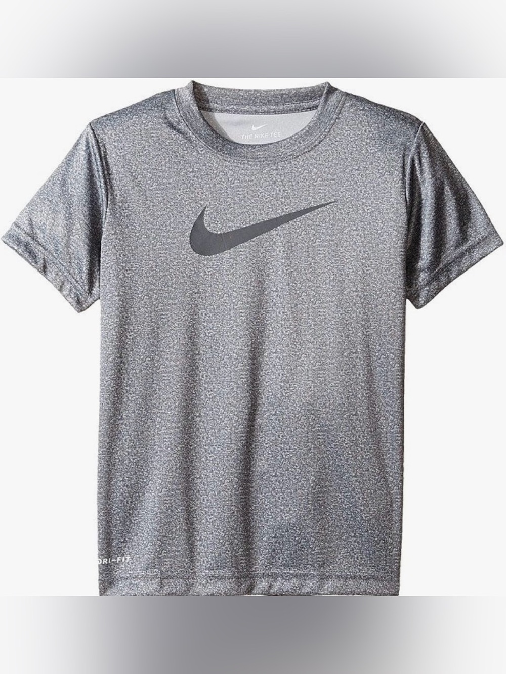Nike Dri-Fit Heathered Charcoal Performance Tee